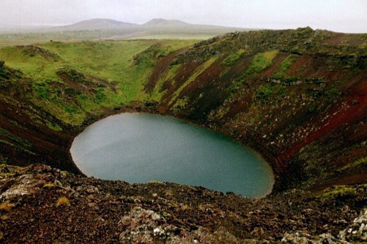 Kerið volcano crater