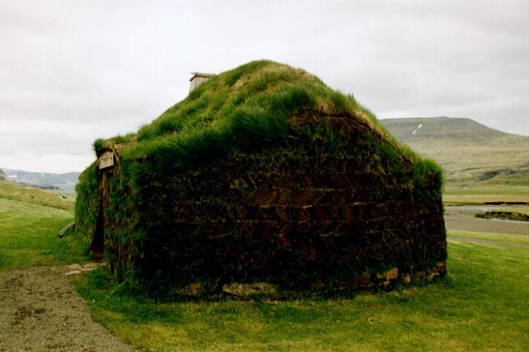 Eirik the Red's turf farmhouse in Haukadal