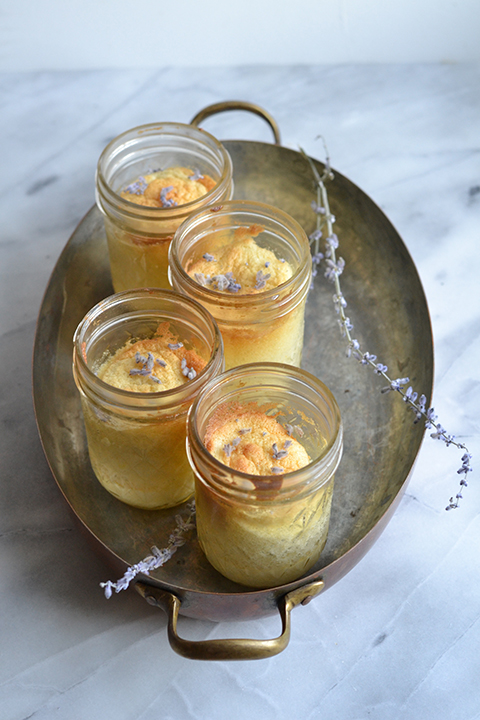 Lavender Scented Pudding