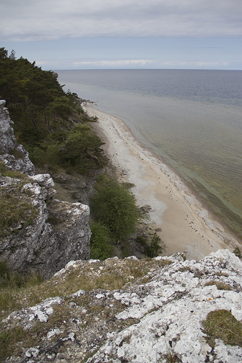 The Baltic coast from Jungfrun.