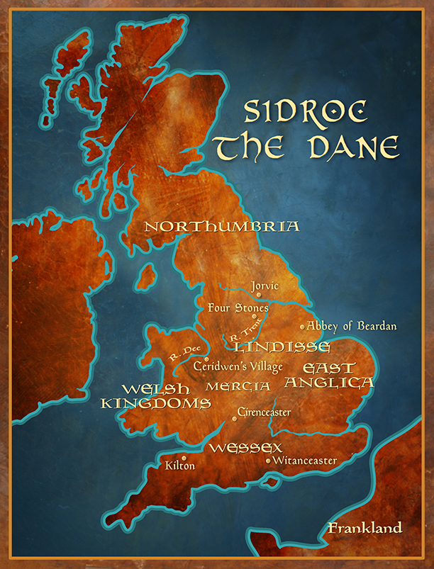 Sidroc the Dane: Map of England 847