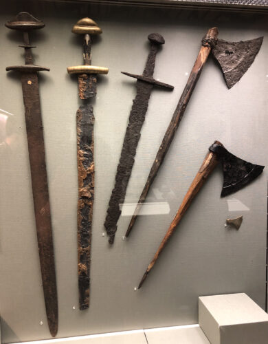 Swords and skeggoxes