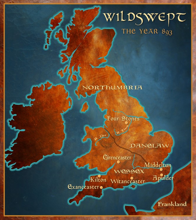Wildswept: Map of England 893