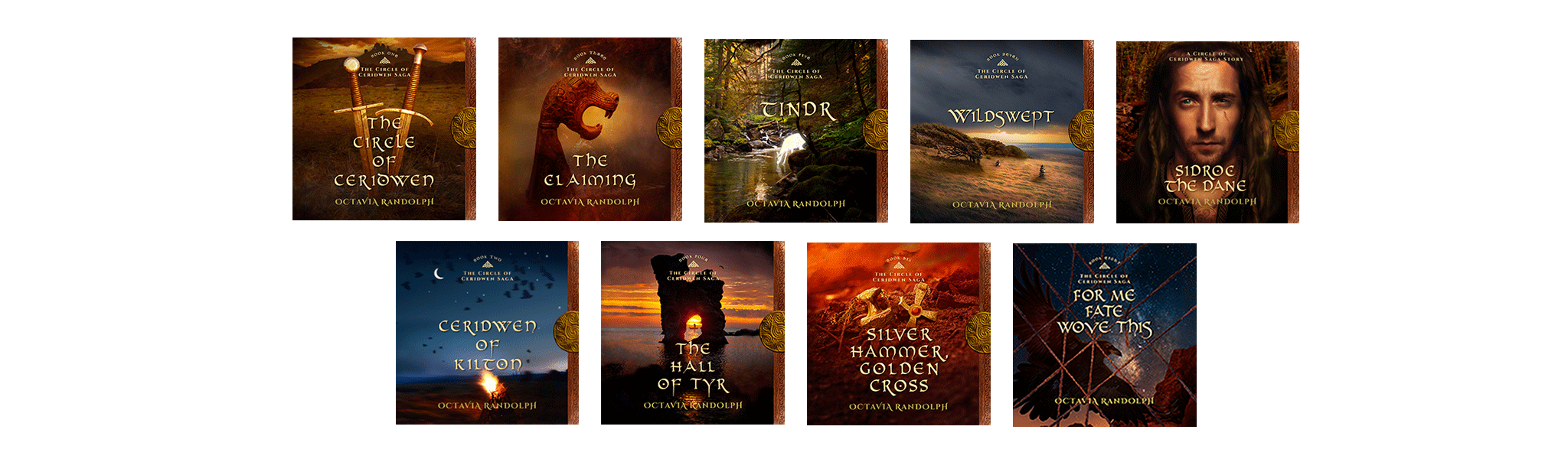 All Seven Audio Books from The Circle of Ceridwen Saga Series