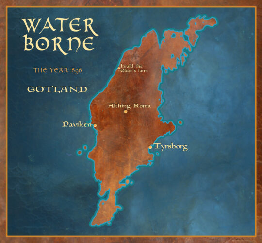 Water Borne: Map of Gotland 896