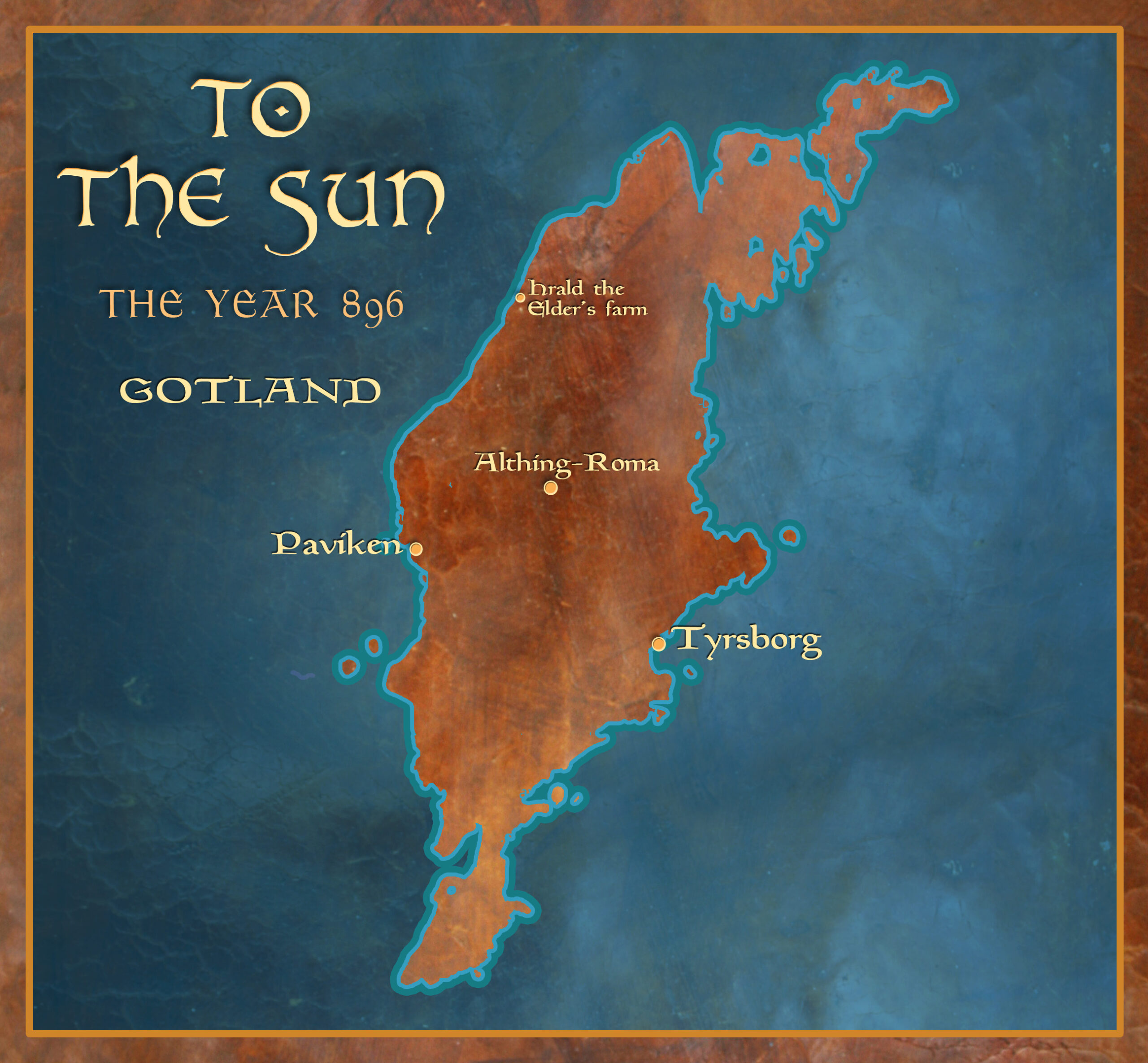 To the Sun: Map of Gotland 896