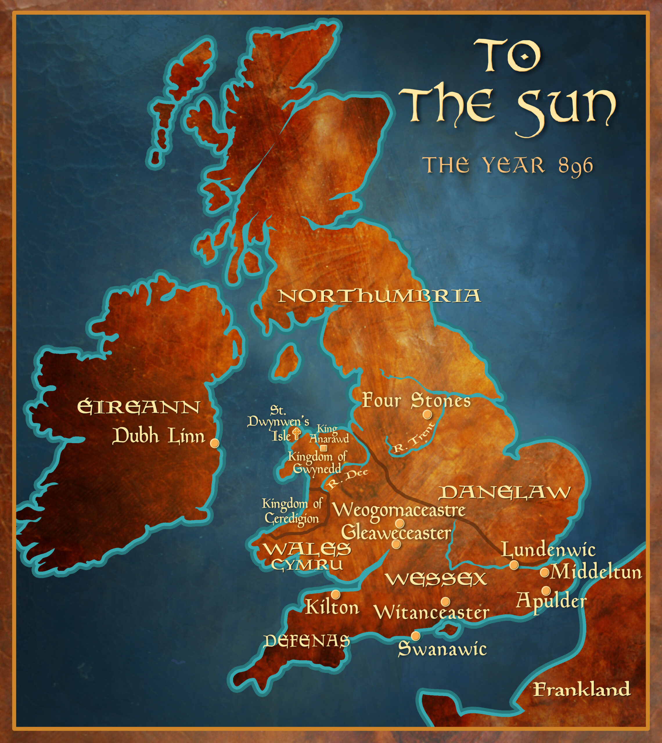 To the Sun: Map of England 896