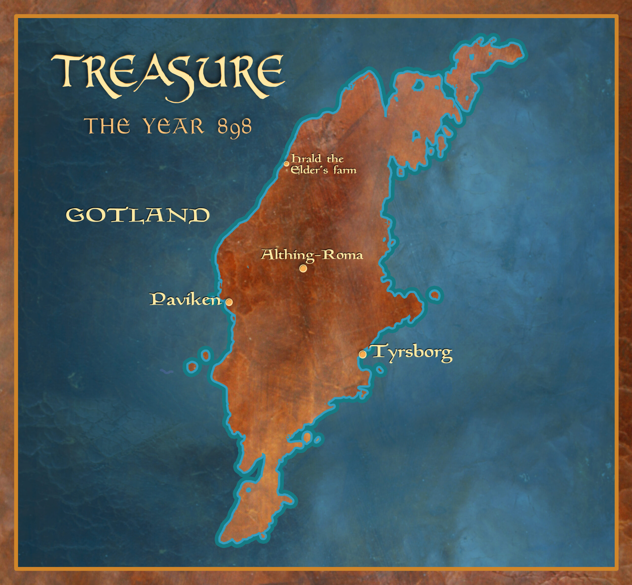Treasure: Map of Gotland 898
