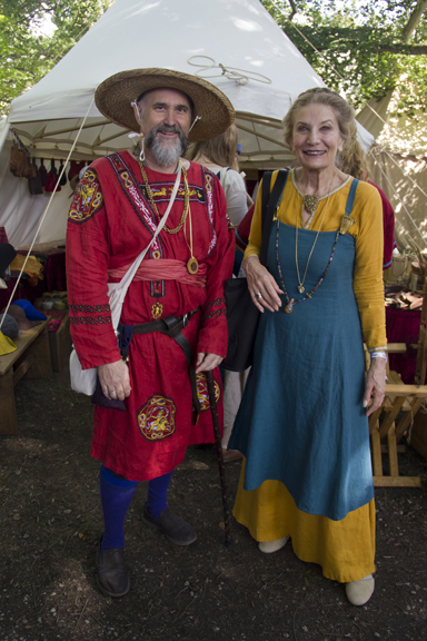 Octavia with Tour guest George