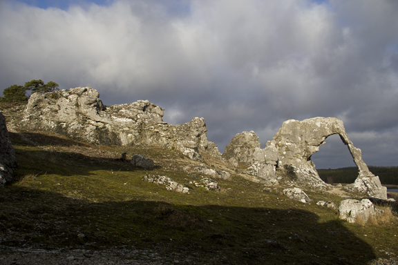 Lergrav natural arch Lergrav natural arch